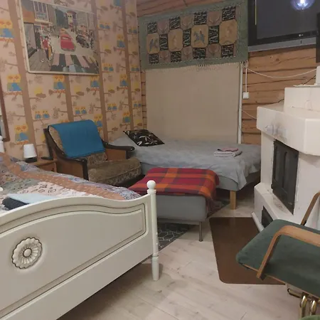 120 Yrs. Old Log House In Centre