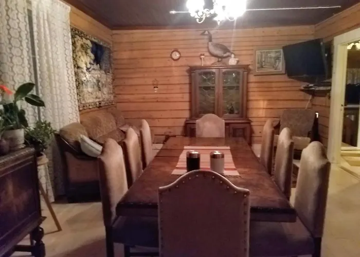 120 Yrs. Old Log House In Centre